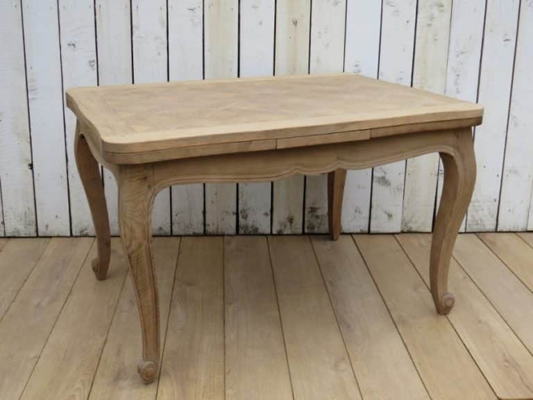 Bleached Oak Extending Dining Table