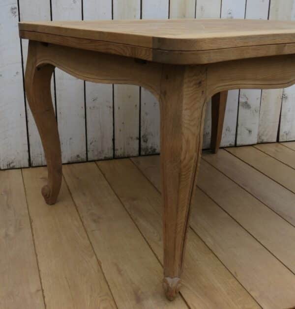 Bleached Oak Extending Dining Table - Image 3