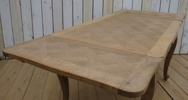 Bleached Oak Extending Dining Table bleached oak Antique Desks 10