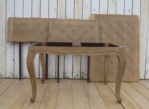 Bleached Oak Extending Dining Table - Image 6