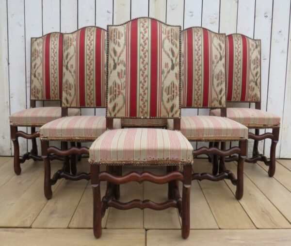 Set Of Six French Dining Chairs chairs Antique Chairs 11