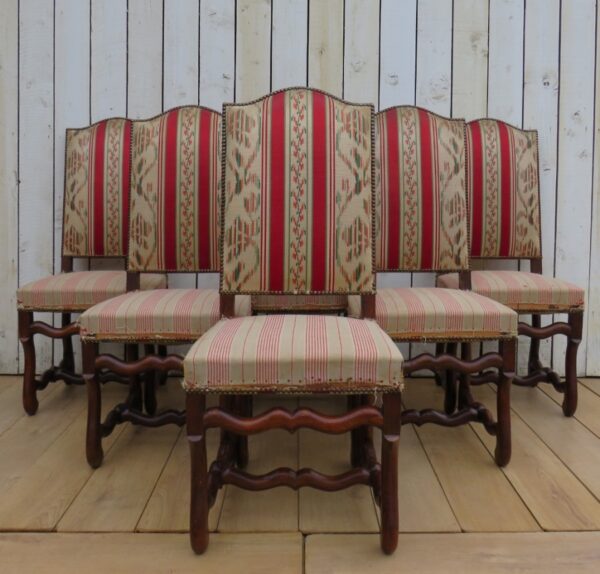 Set Of Six French Dining Chairs chairs Antique Chairs 3