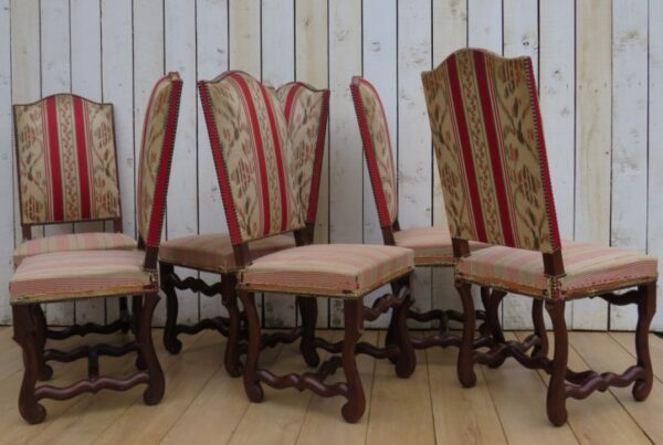 Set Of Six French Dining Chairs chairs Antique Chairs 7