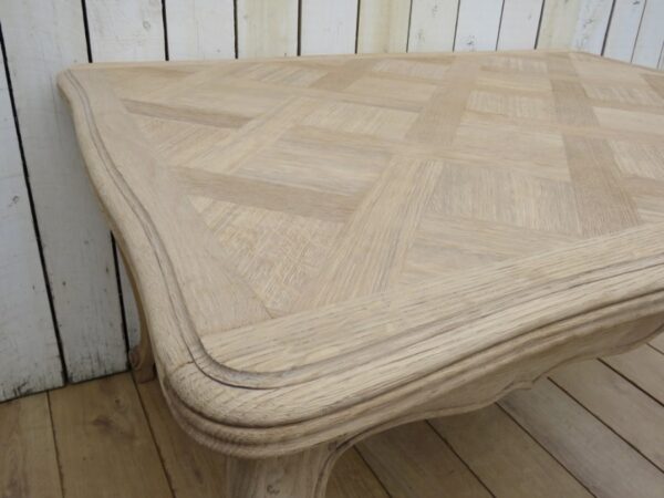 Bleached Oak Extending Dining Table bleached oak Antique Desks 7