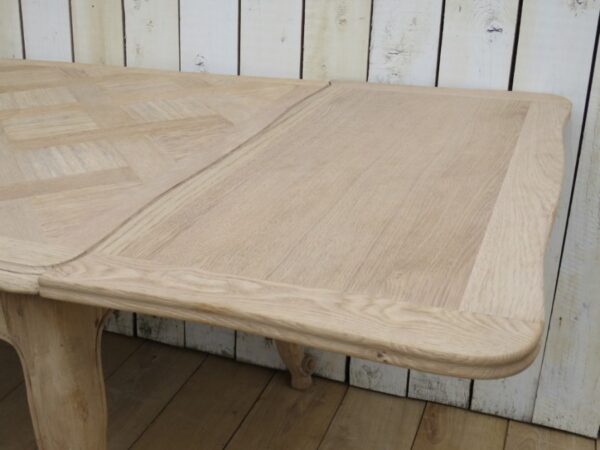 Bleached Oak Extending Dining Table bleached oak Antique Desks 10