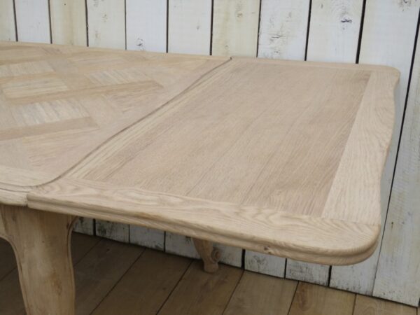 Bleached Oak Extending Dining Table - Image 8