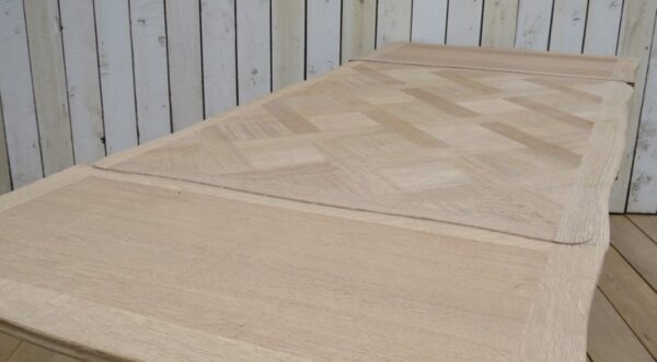Bleached Oak Extending Dining Table - Image 2