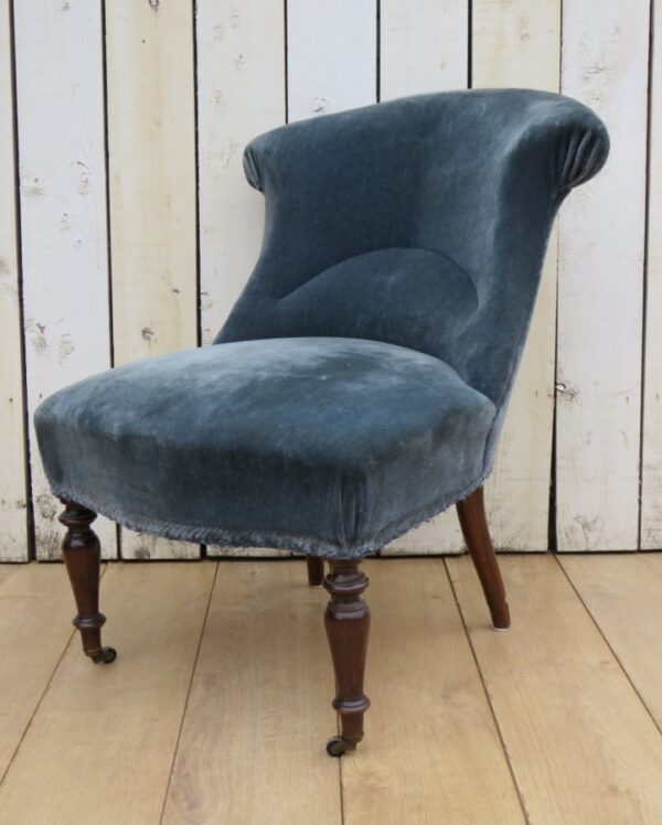 Pair Antique French Tub Chairs - Image 6
