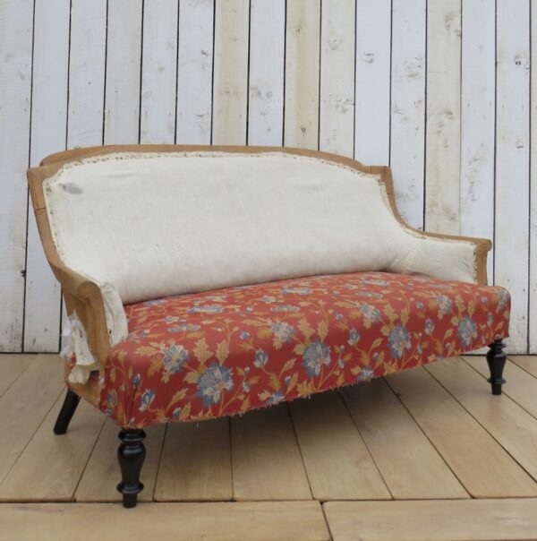 Antique French Sofa For Re-upholstery