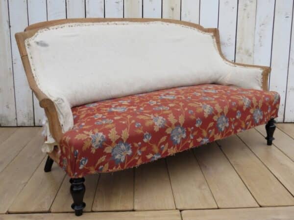 Antique French Sofa For Re-upholstery - Image 9