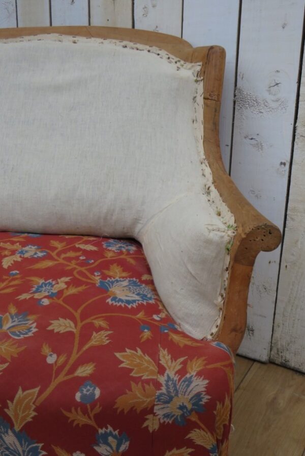 Antique French Sofa For Re-upholstery - Image 7