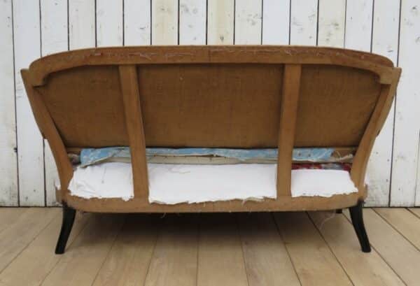 Antique French Sofa For Re-upholstery - Image 4
