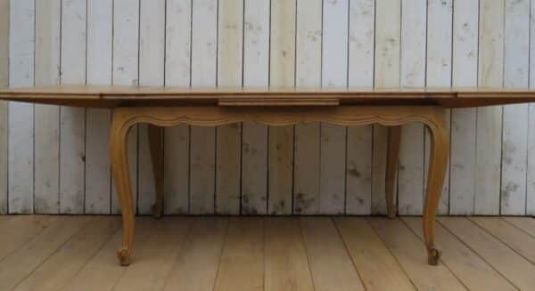 Bleached Oak Extending Dining Table - Image 8