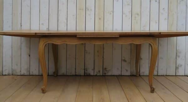 Bleached Oak Extending Dining Table bleached oak Antique Desks 10