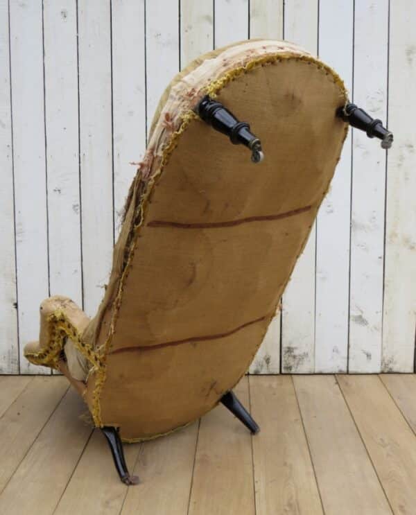 Antique French Chaise Longue For Re-upholstery - Image 7