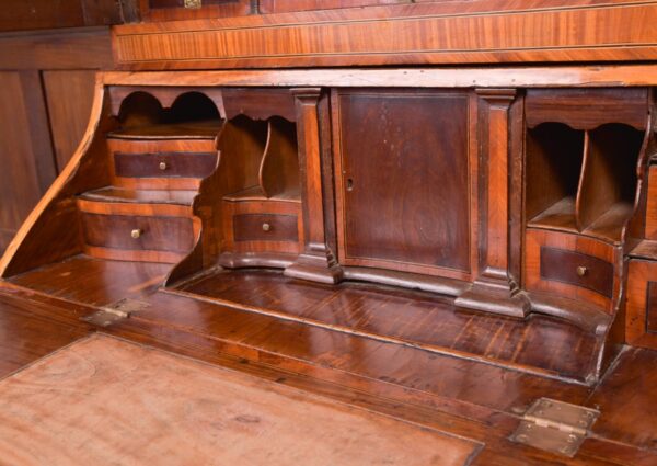 18th Century Dutch Satinwood Bombe Bureau Bookcase SAI1379 Antique Furniture 12