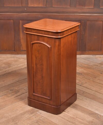 Victorian Flame Mahogany Bedside Cabinet SAI2267