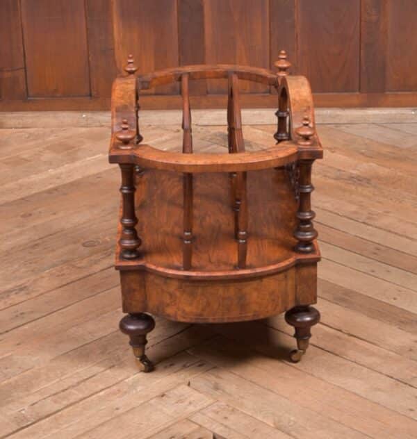 Stunning Victorian Walnut Canterbury Antique Furniture 16
