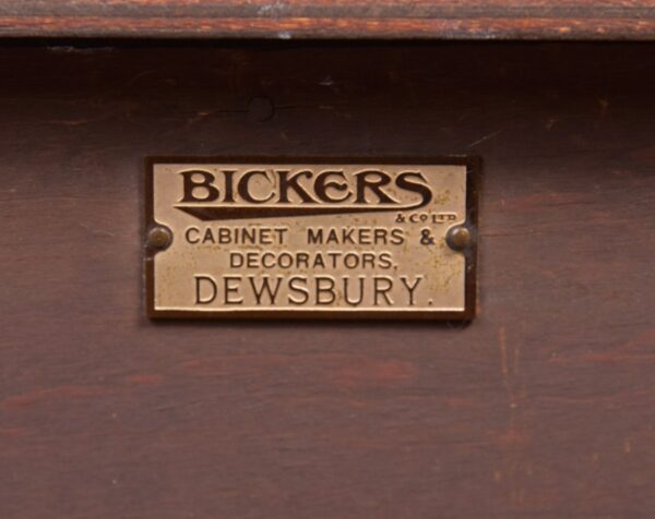 Edwardian Serpentine Chest By Bickers Of Dewsbury SAI2276 Antique Chest Of Drawers 15