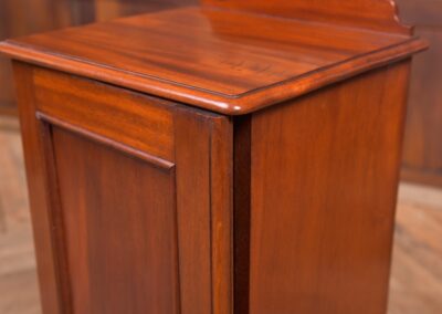 Victorian Mahogany Bedside Cabinet SAI2266 - Image 8