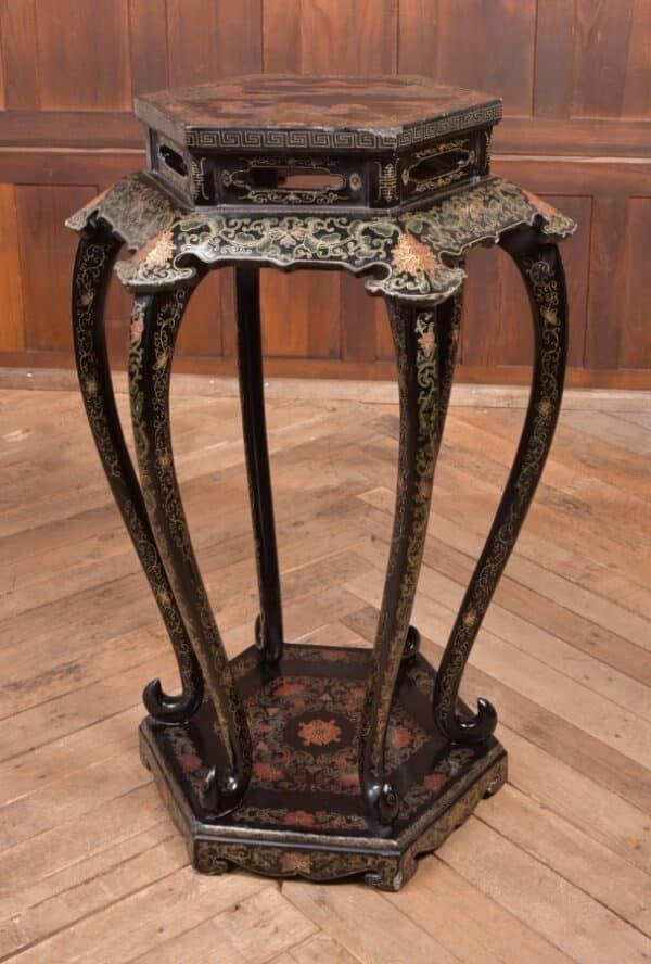 Edwardian Japanese Lacquered Stand SAI2279 - Image 9