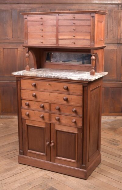 Edwardian Red Walnut Dental Cabinet SAI2265