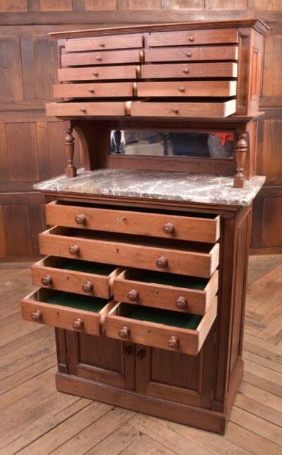Edwardian Red Walnut Dental Cabinet SAI2265 - Image 14