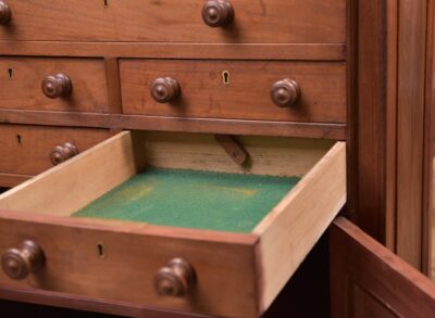 Edwardian Red Walnut Dental Cabinet SAI2265 - Image 17