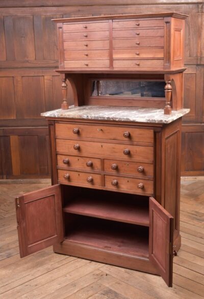 Edwardian Red Walnut Dental Cabinet SAI2265 - Image 18
