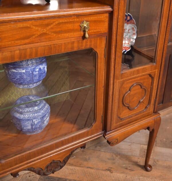 Edwardian Mahogany Inlaid Display Cabinet SAI2270 Antique Cabinets 7