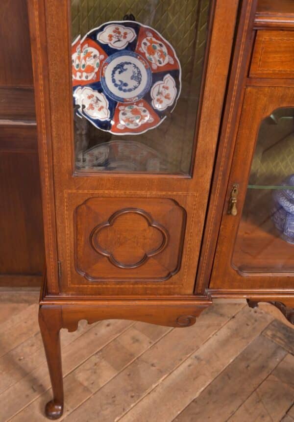 Edwardian Mahogany Inlaid Display Cabinet SAI2270 Antique Cabinets 9