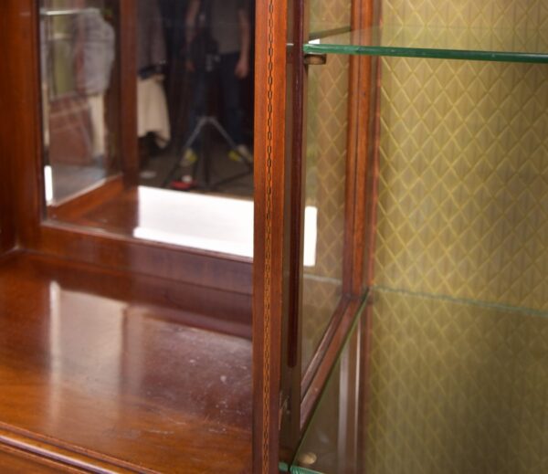 Edwardian Mahogany Inlaid Display Cabinet SAI2270 Antique Cabinets 18