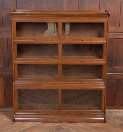 EDWARDIAN OAK 4 SECTIONAL BOOKCASE SAI2268 - Image 2