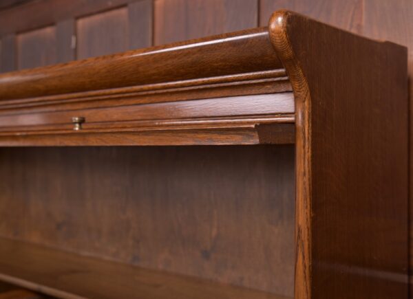 EDWARDIAN OAK 4 SECTIONAL BOOKCASE SAI2268 - Image 5