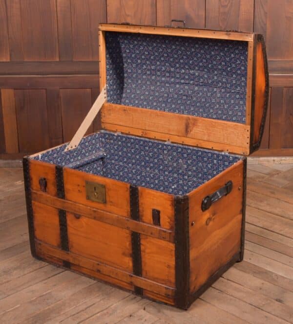 Victorian Pine Dome Top Trunk SAI2288 Antique Coffers 7