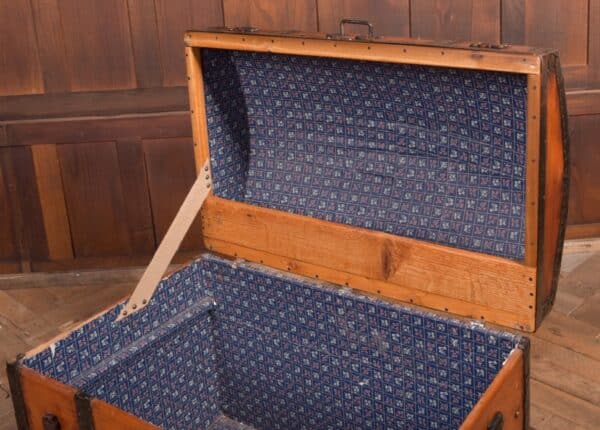 Victorian Pine Dome Top Trunk SAI2288 - Image 9
