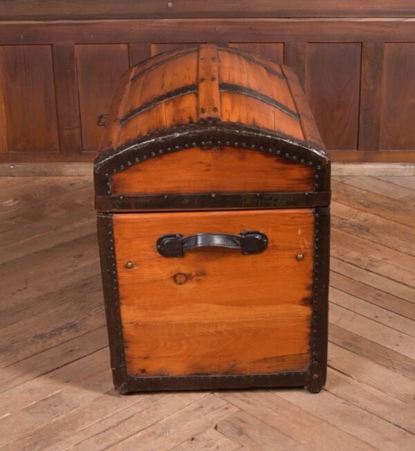 Victorian Pine Dome Top Trunk SAI2288 - Image 10
