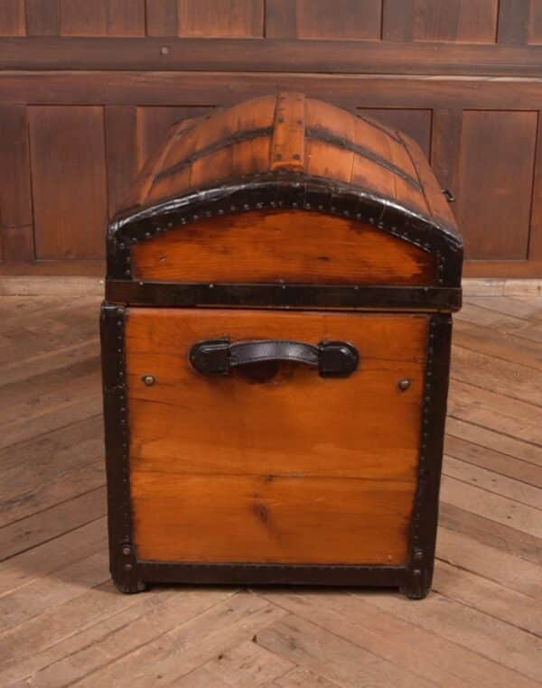 Victorian Pine Dome Top Trunk SAI2288 - Image 12