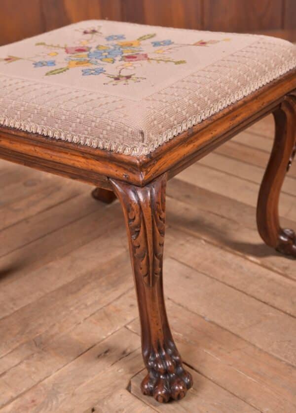 Victorian Walnut Foot Stool SAI2284 Antique Furniture 5