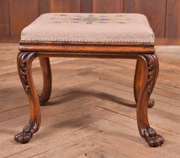 Victorian Walnut Foot Stool SAI2284 Antique Furniture 6