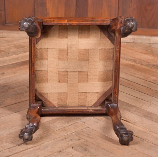 Victorian Walnut Foot Stool SAI2284 - Image 6