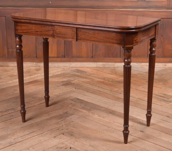 Regency Mahogany Fold Over Tea Table SAI2289 Antique Tables 3