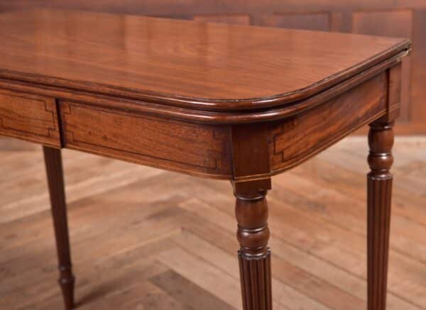 Regency Mahogany Fold Over Tea Table SAI2289 Antique Tables 5