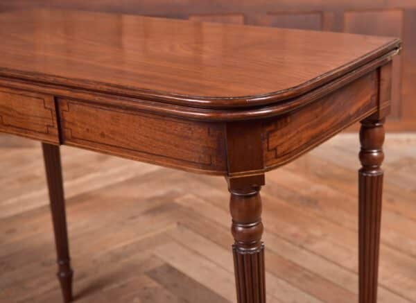 Regency Mahogany Fold Over Tea Table SAI2289 - Image 3