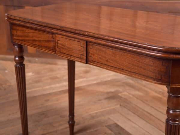 Regency Mahogany Fold Over Tea Table SAI2289 - Image 4