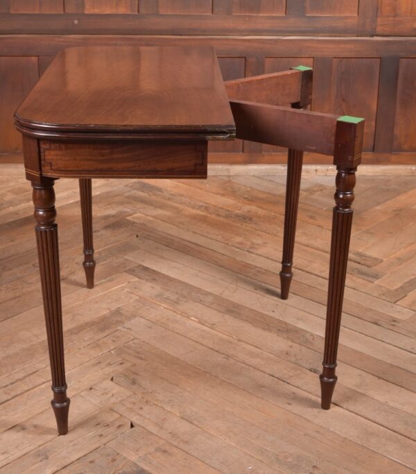 Regency Mahogany Fold Over Tea Table SAI2289 - Image 5