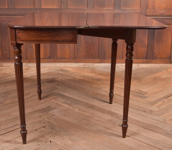 Regency Mahogany Fold Over Tea Table SAI2289 - Image 6