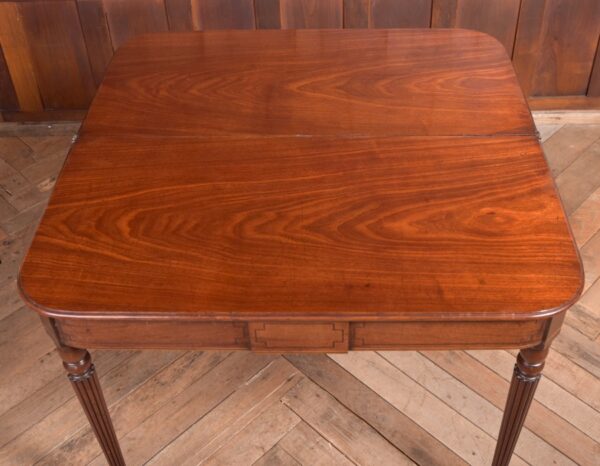 Regency Mahogany Fold Over Tea Table SAI2289 - Image 7