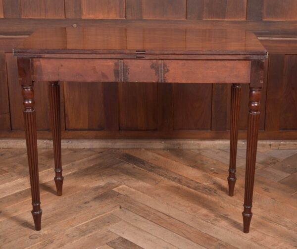 Regency Mahogany Fold Over Tea Table SAI2289 - Image 10