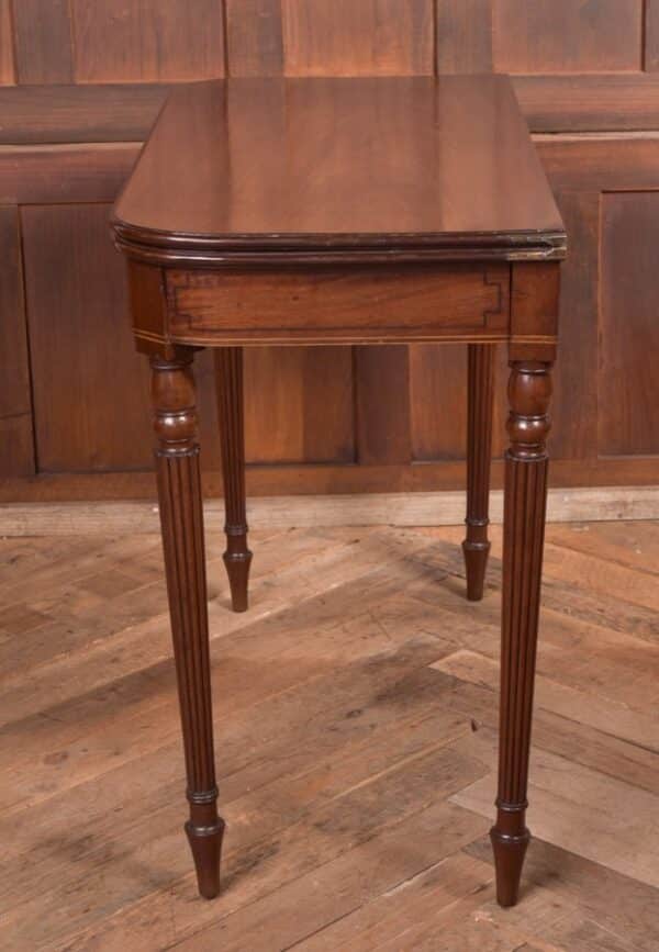 Regency Mahogany Fold Over Tea Table SAI2289 Antique Tables 13